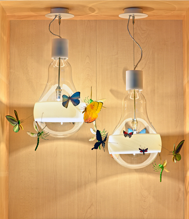 Ingo Maurer JB Schmetterling butterfly lamps