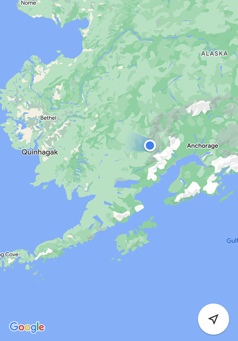 Google Maps Alaska