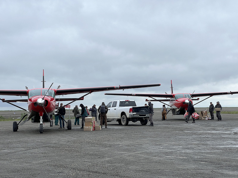 Grant Aviation Cessna Gran Caravans in Bethel Alaska