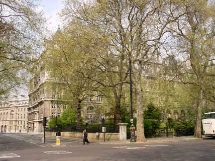 Backside of the hotel