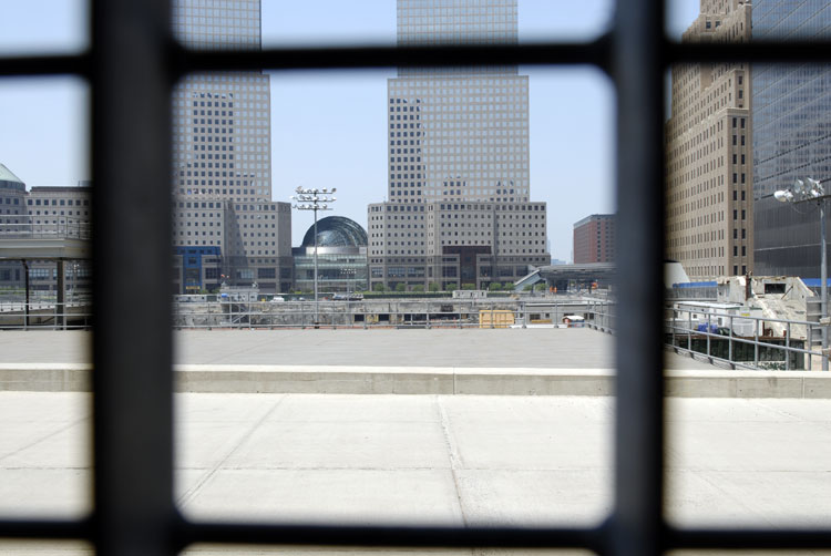 Looking through the fence 