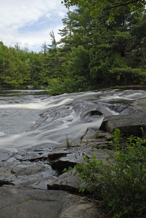 Bog River waterfall