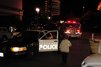 Responding to a car fire