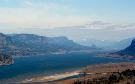 view of the Columbia Gorge