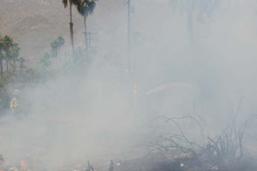 Lots of smoke in the air