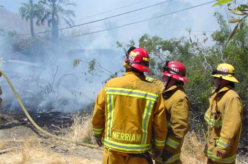 The Chiefs were on scene