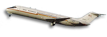 United States Marines jet taking off at Burbank Airport