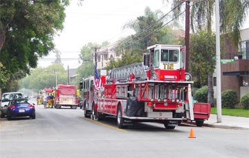 Ladder truck ready