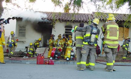 Burbank Glendal and Pasadena Fire Fighters