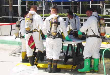 decontamination crew