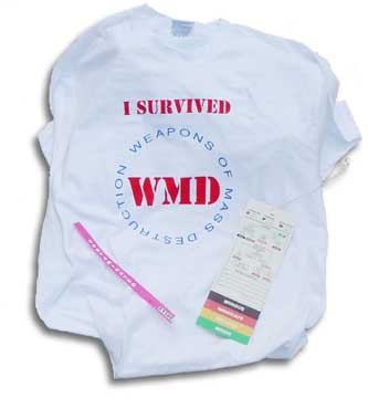 I survived weapons of mass destruction T-shirt