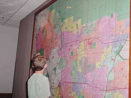 A very Large map of north Los Angeles