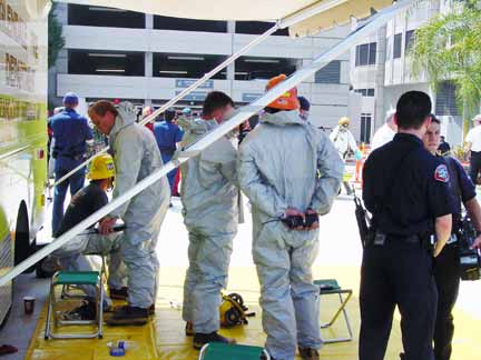 Glendale Haz Mat crew