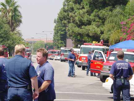 Burbank and Glendale fire crews