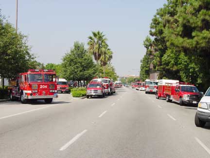 Fire fighting vehicles