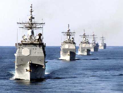 US Navy Battle Group