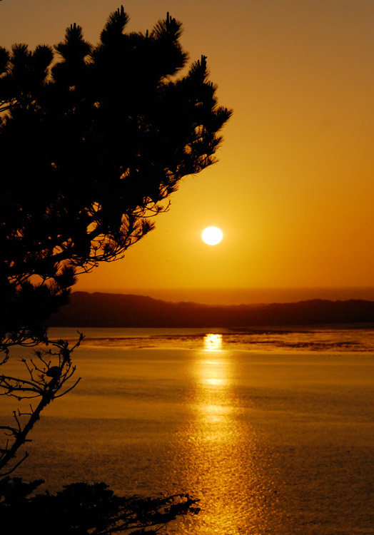 California coastal sunset, Morro Bay