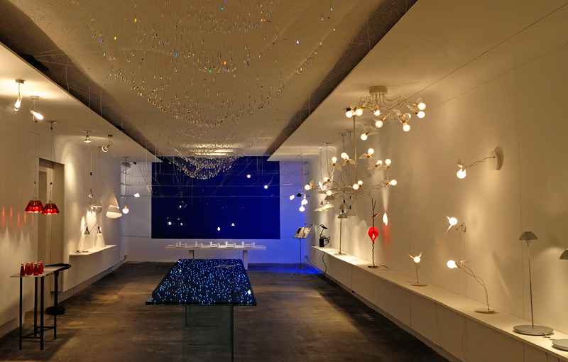 more lights inside the Ingo Maurer Munich showroom